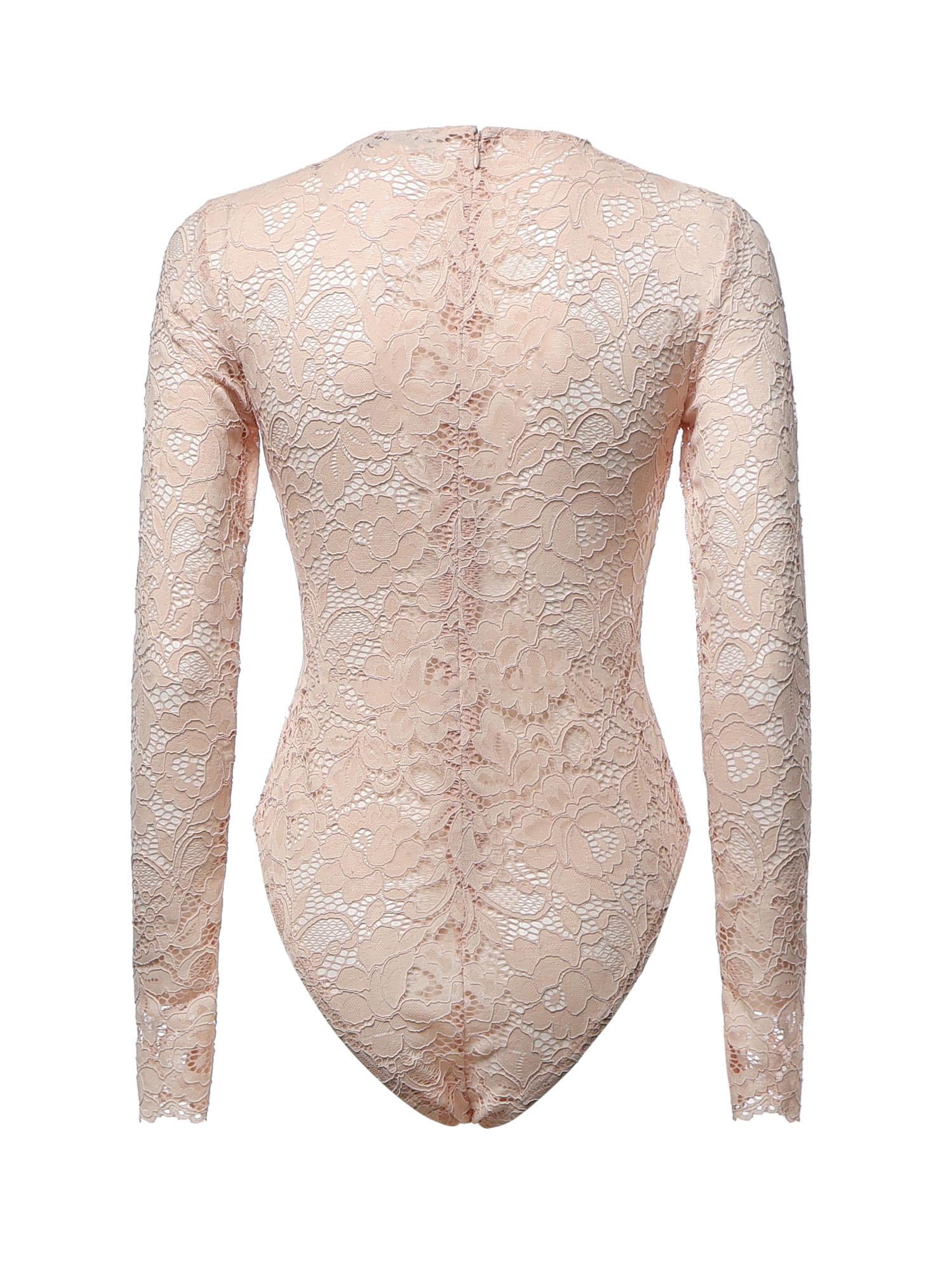 Body in pizzo floreale PF26138BS BG SELF-PORTRAIT 