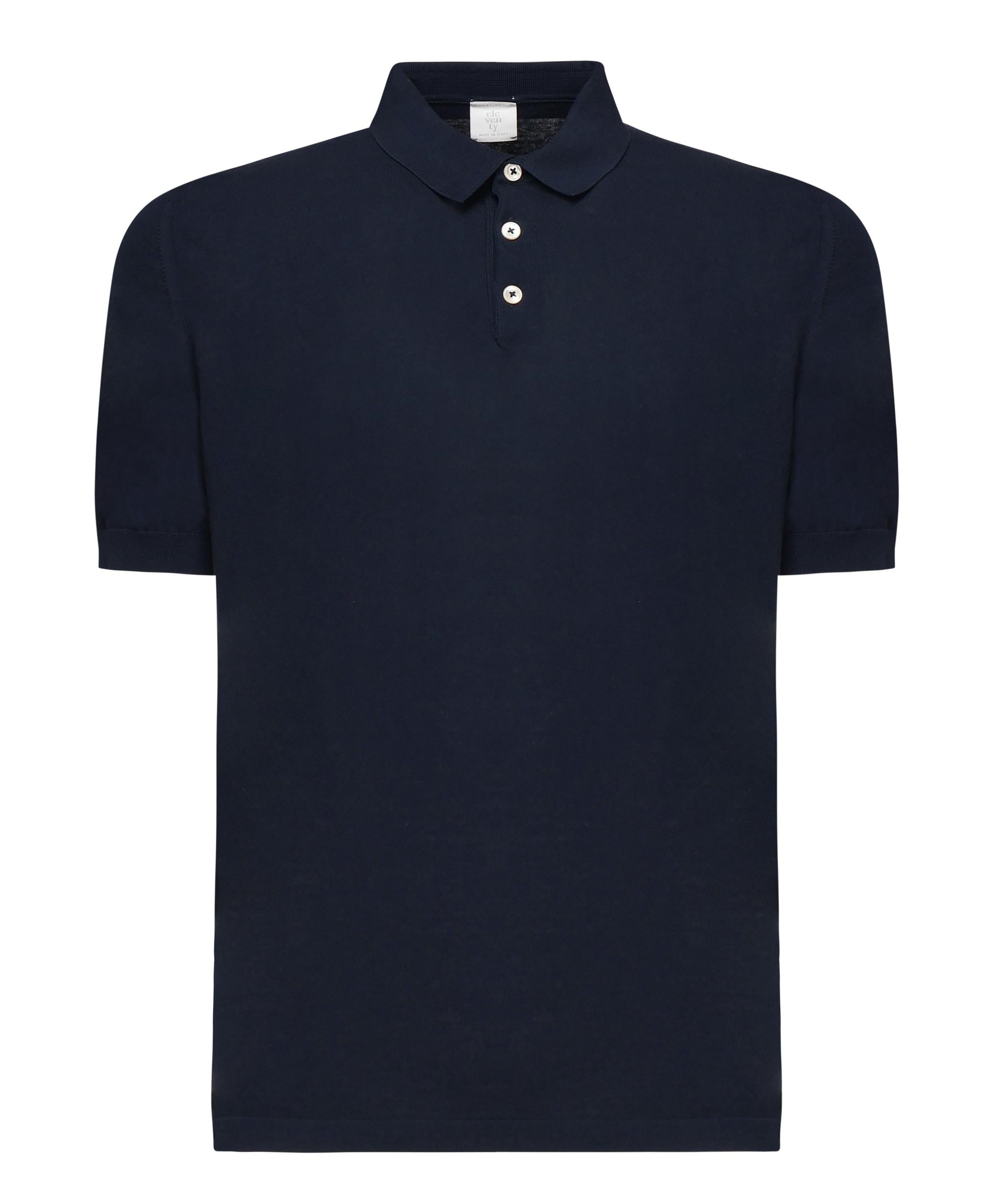 Polo con bottoni in cotone<BR/> X76MAGC14MAT0A001 11A ELEVENTY 