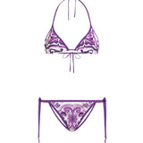 Bikini a triangolo con stampa maiolica O8A02J ONO19IP3TN DOLCE & GABBANA 