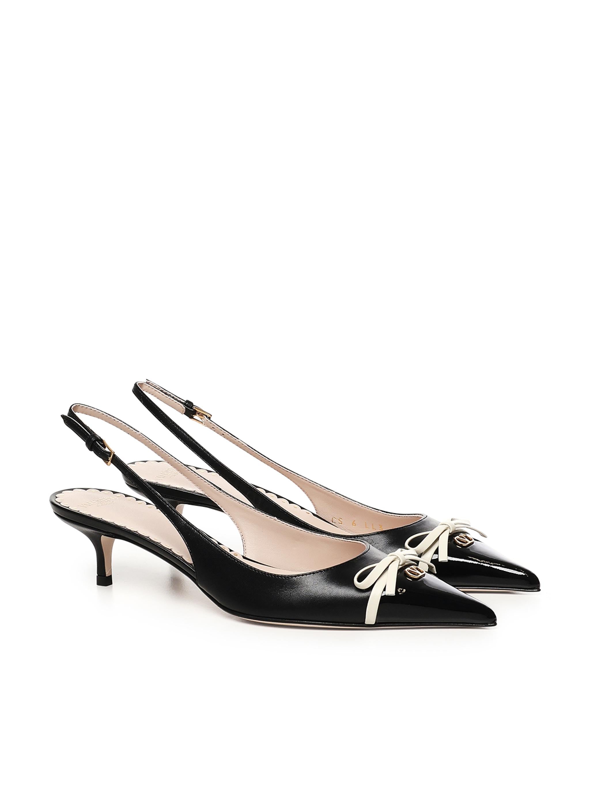 Décolleté Slingback Bow in vernice 6W2S0LL3 DAL790 VALENTINO GARAVANI 