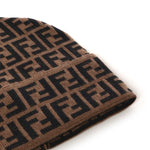 Beanie in lana FF jacquard FXQ939 AQ8DF0QE1 FENDI 