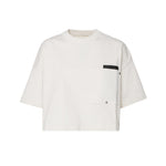 T-shirt crop top in cotone 796160 VKLZ02679 BOTTEGA VENETA 