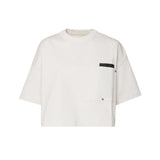 T-shirt crop top in cotone 796160 VKLZ02679 BOTTEGA VENETA 