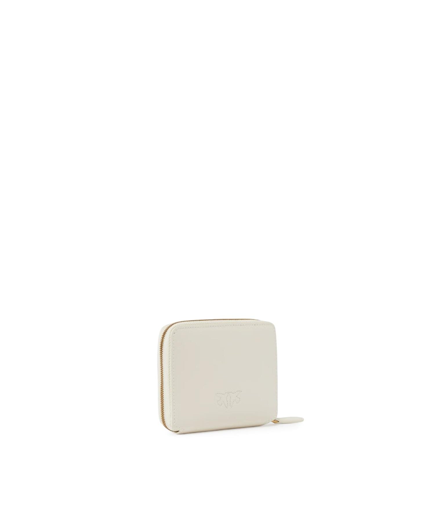 Portafoglio quadrato zip-around in pelle 100249 A0F1Z14Q PINKO 