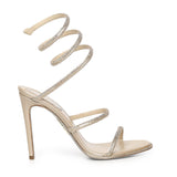 Sandali Cleo in raso con strass C12538 105R001V104 RENÉ CAOVILLA 