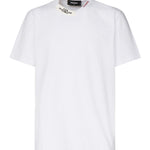 T-shirt regular fit con logo ricamato S74GD1417 D20020100 DSQUARED2 