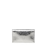 Bustina in pelle metallizzata con logo 105347 A2OTKZ7Q PINKO 