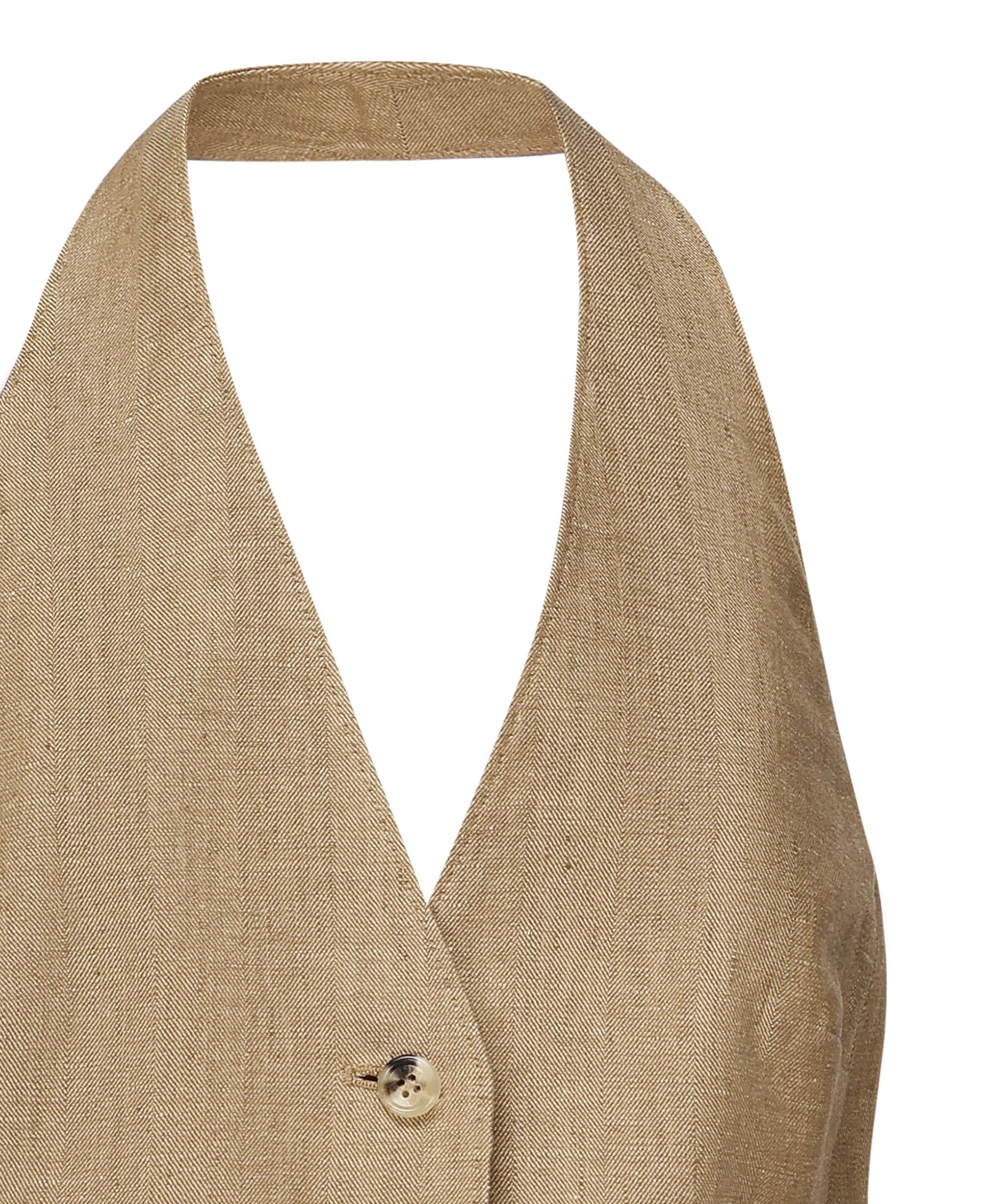 Gilet Sauro in lino 2511151012600 001 MAX MARA 