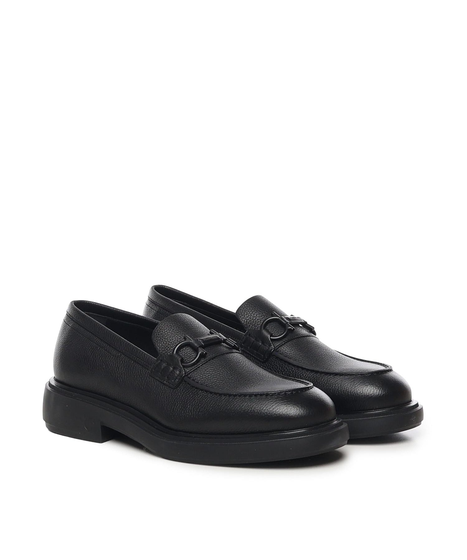 Mocassino con ornamento Gancini 029944 784396001 FERRAGAMO 