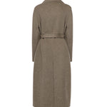 Cappotto lungo in lana 26AL218 BEIGE MELANGE ALISHEVA 