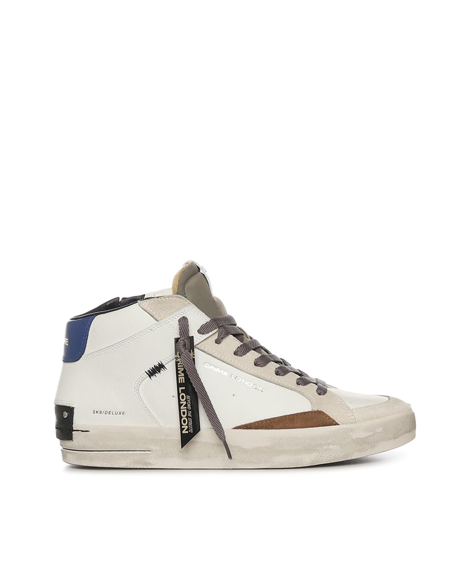 Sneaker Sk8 Deluxe Mid 11151AA8B WHITE CRIME LONDON 