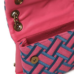 Borsa Kensington in pelle e suede<BR/> 5017657219  KURT GEIGER 