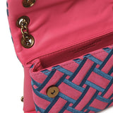 Borsa Kensington in pelle e suede<BR/> 5017657219  KURT GEIGER 