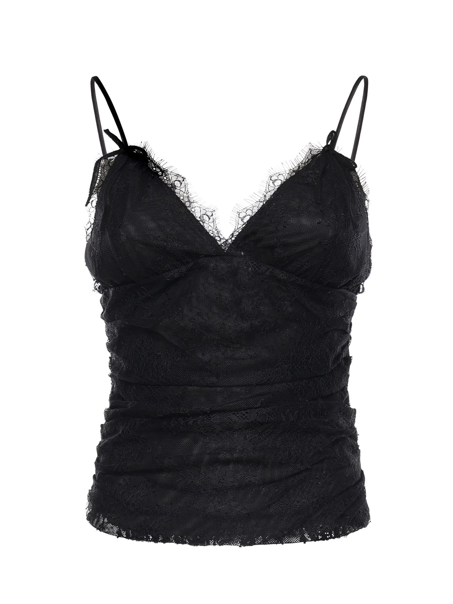 Top in pizzo floreale 106726 A378Z99 PINKO 