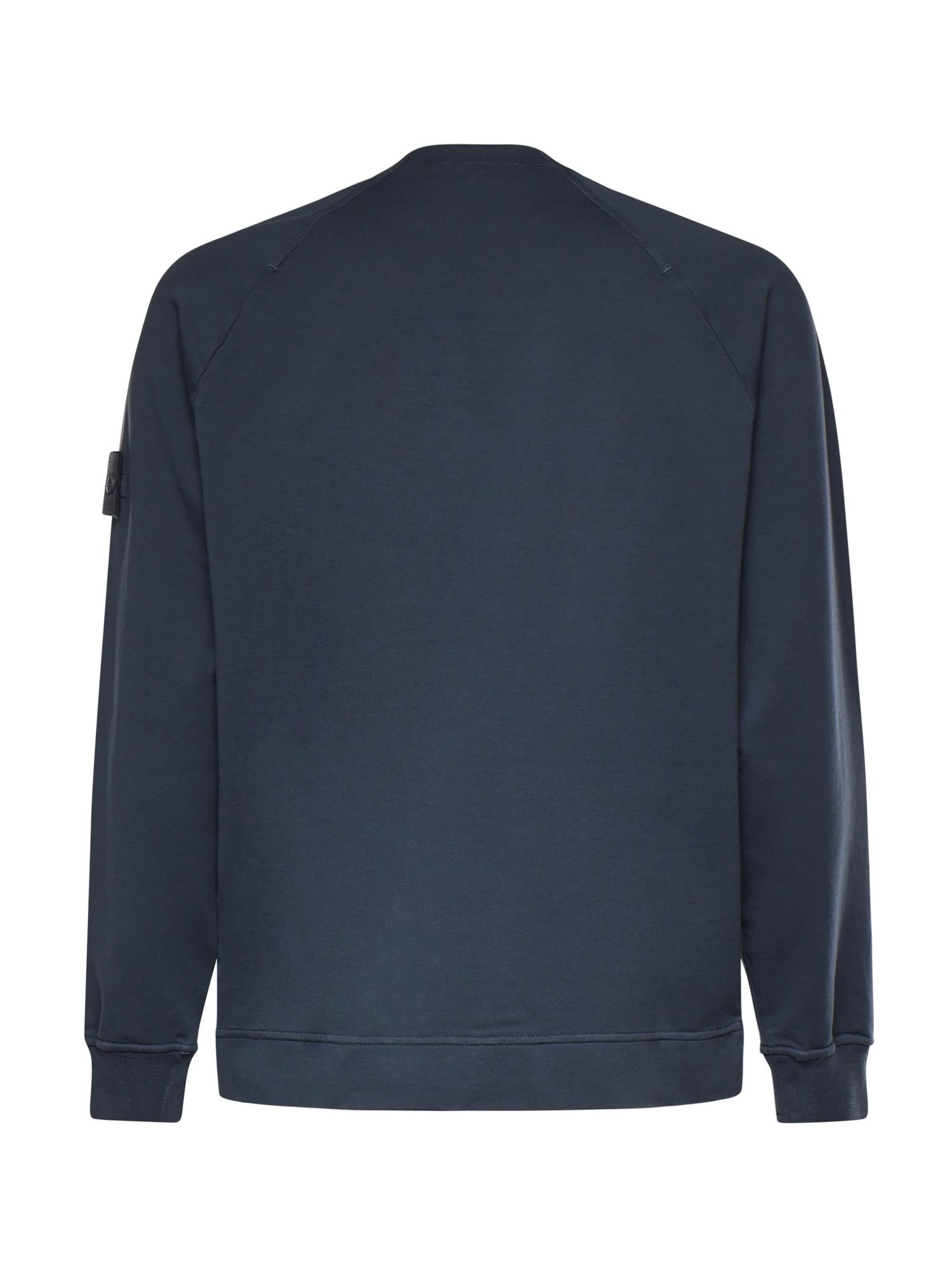 Felpa in cotone stretch con logo L1S156100064 S00F3V002E STONE ISLAND 