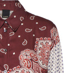 Camicia in twill di viscosa con stampa 106202 A31KYR1 PINKO 