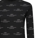 Maglione con logo all-over 812576 T17241269 BALENCIAGA 