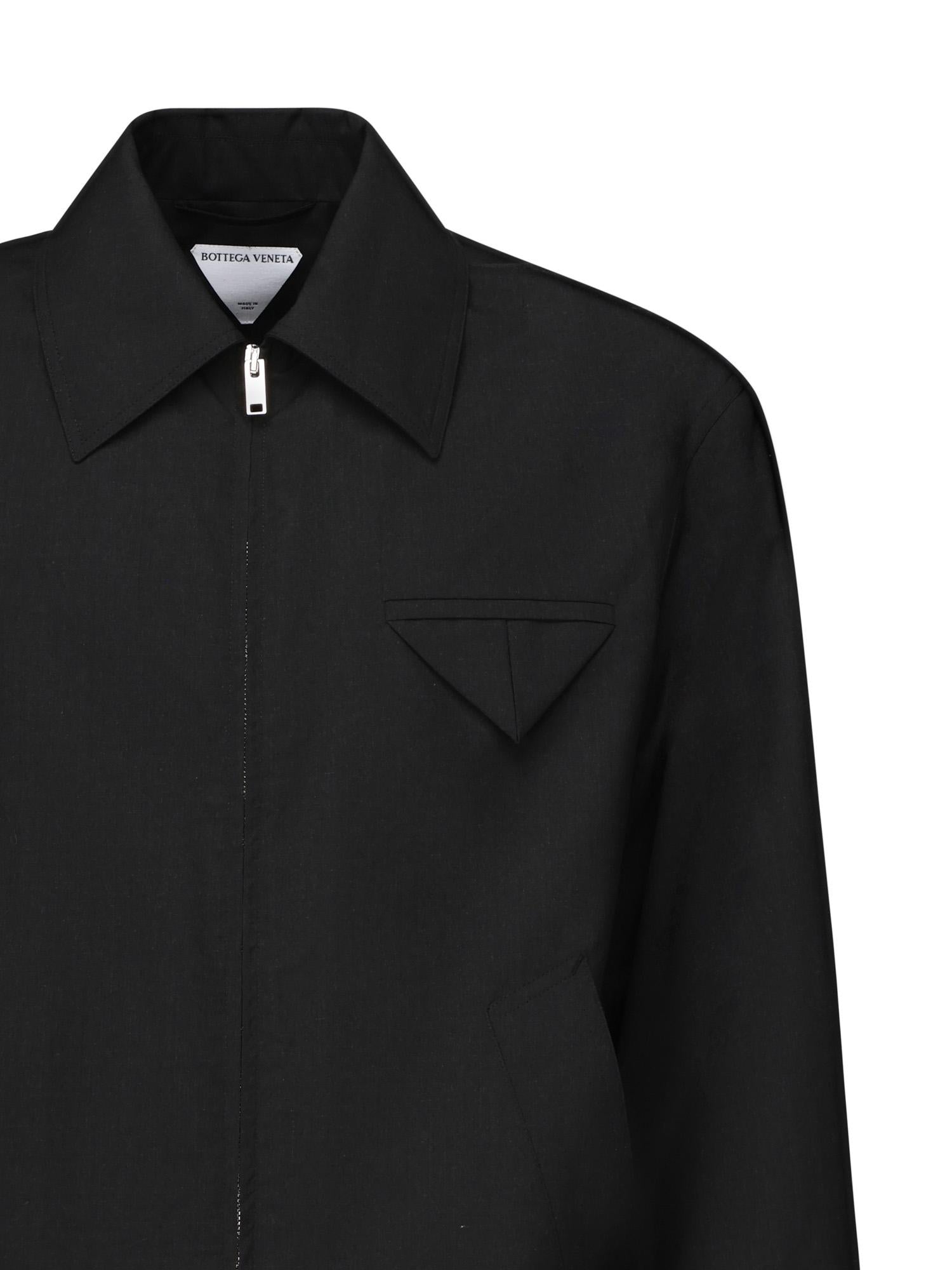 Giacca stile kimono in lana sottile<BR/> 833836 V4XP01307 BOTTEGA VENETA 