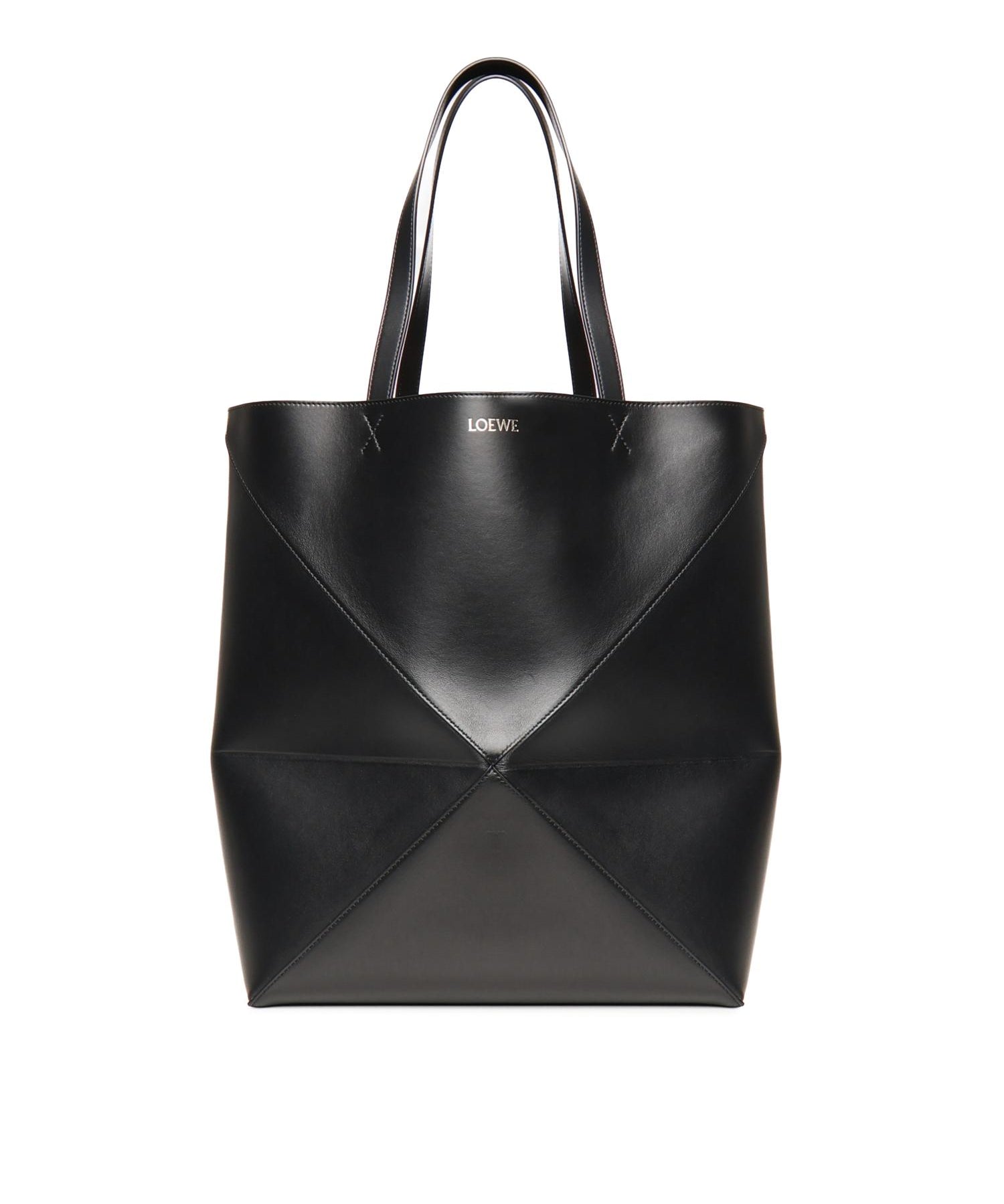 Borsa Puzzle Fold Tote XL in pelle di vitello B933Q18X01 1100 LOEWE 