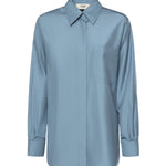 Camicia in popeline di seta FS8333 AVJRF1UKD FENDI 