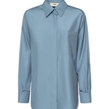Camicia in popeline di seta FS8333 AVJRF1UKD FENDI 