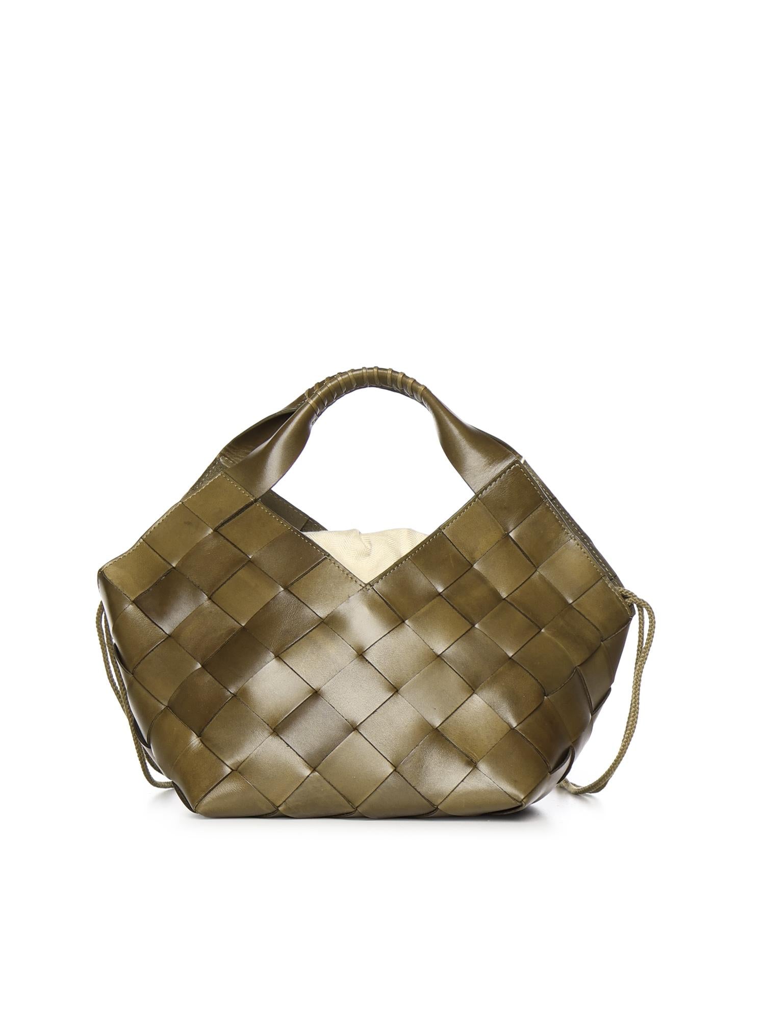 Borsa Botteghe in pelle 8108 KAKI DRAGON DIFFUSION 