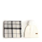 Set regalo con berretto Dover e sciarpa Hailes<BR/> LGS0054 GY31 BARBOUR 