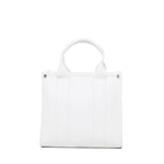 Borsa tote con ricamo 73BS7HD02 ECHO 73 BIANCO V° 73 