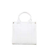 Borsa tote con ricamo 73BS7HD02 ECHO 73 BIANCO V° 73 
