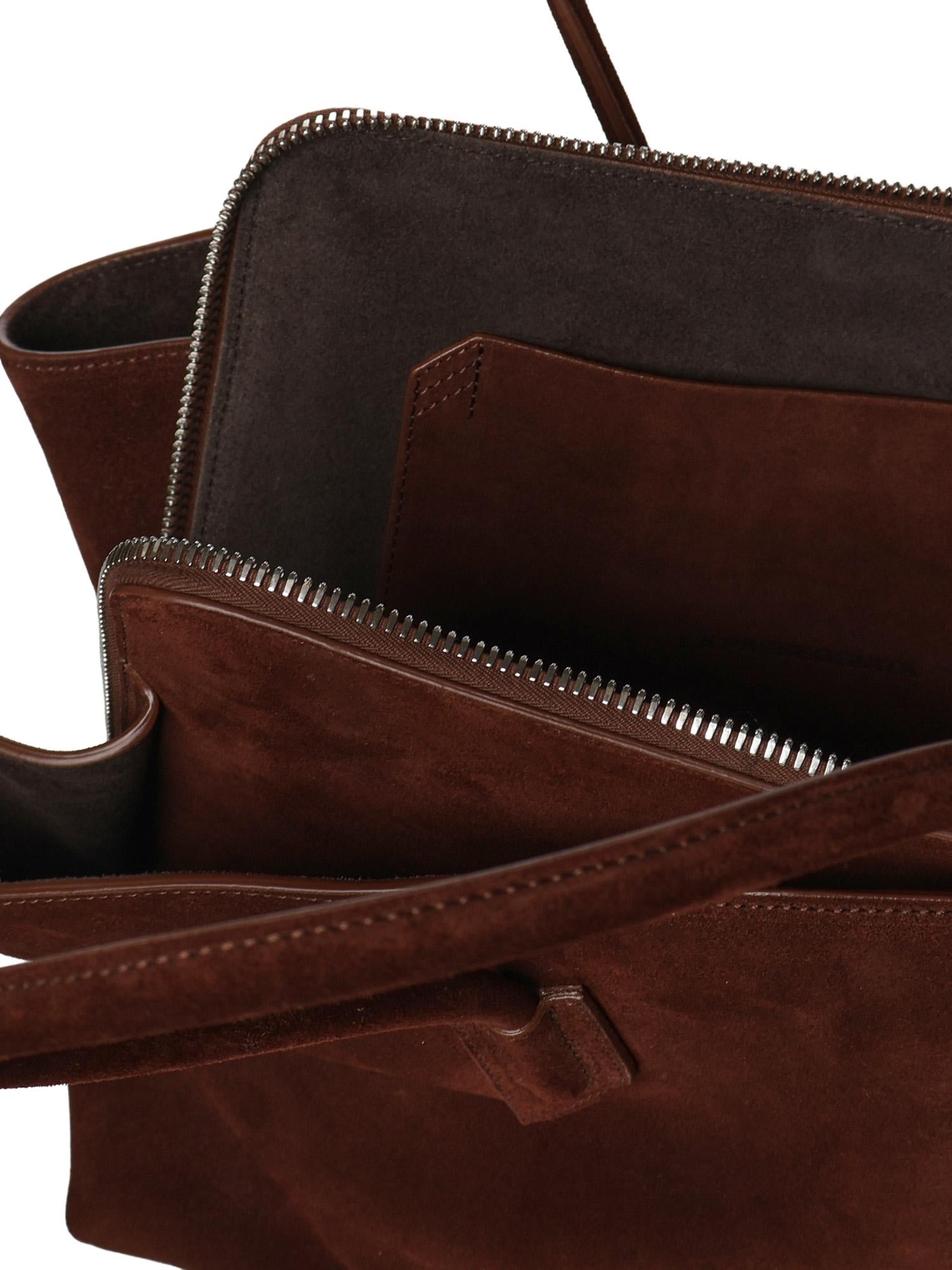 Borsa La Passeggiata Medium in suede 250WAH00054 LBT007AA850 THE Attico 