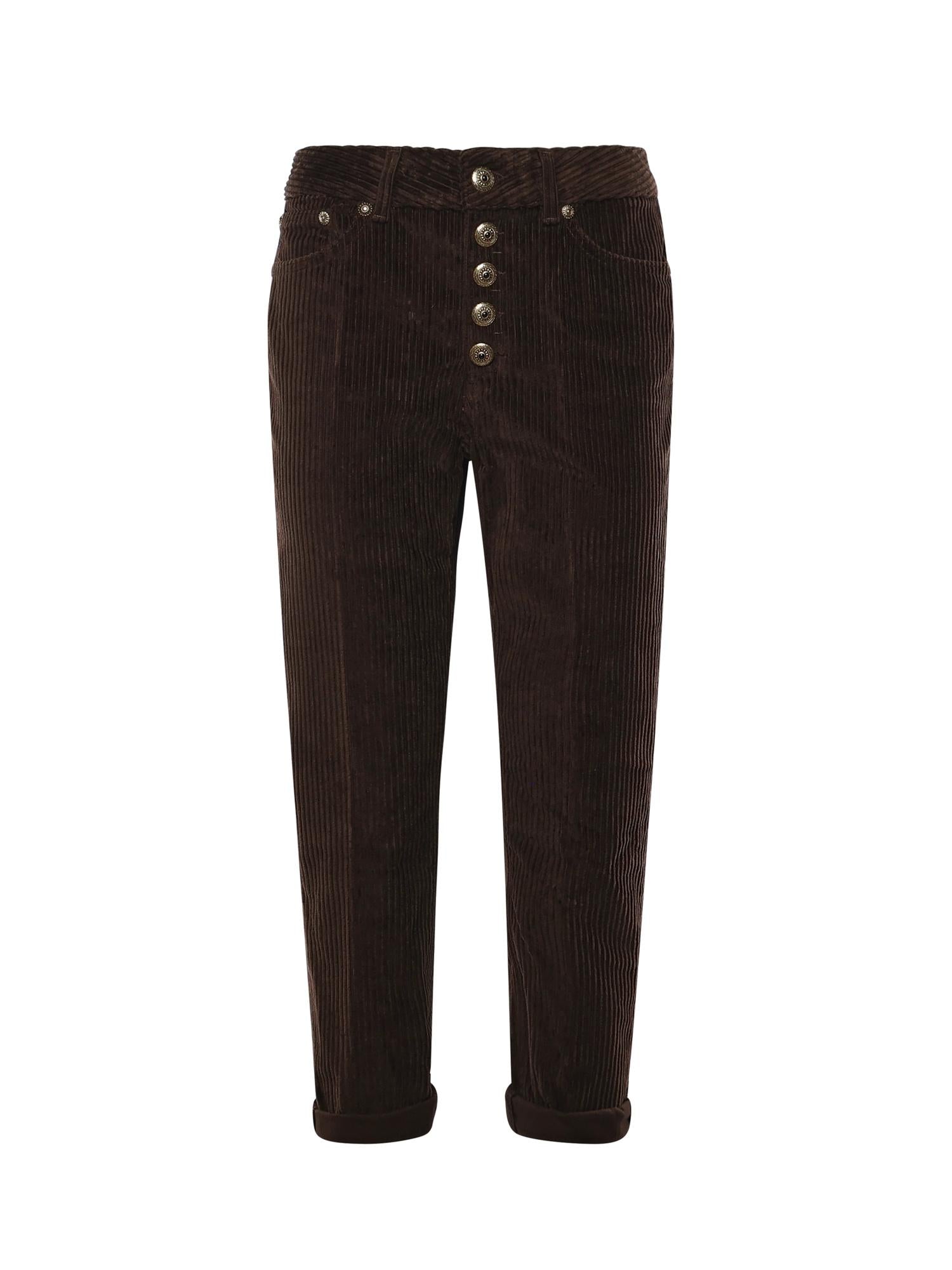Pantaloni Koons in velluto a coste DP268B VS0031DXXX730 DONDUP 