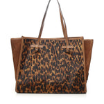 Borsa shopping Marcella in pelle con stampa BS12120 064 GIANNI CHIARINI 