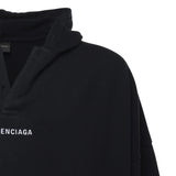 Hoodie polo "Balenciaga Back" in pile dry 827939 TTVJ21569 BALENCIAGA 