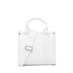 Borsa tote con ricamo 73BS7HD02 ECHO 73 BIANCO V° 73 