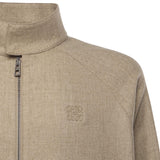 Giacca con zip in lana e cashmere H526Y02WC1 8586 LOEWE 