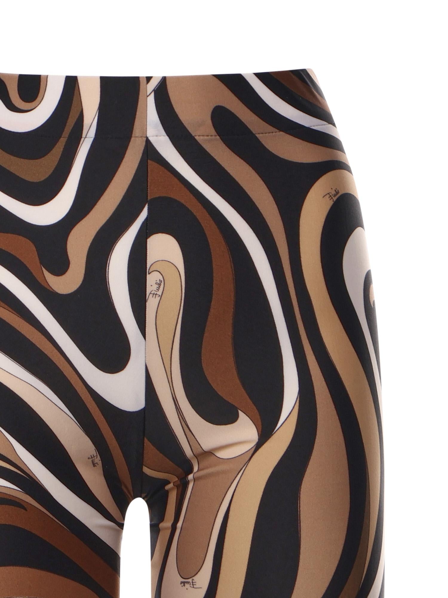 Leggings con stampa Marmo<BR/> 5UTT20 5U775066 PUCCI 