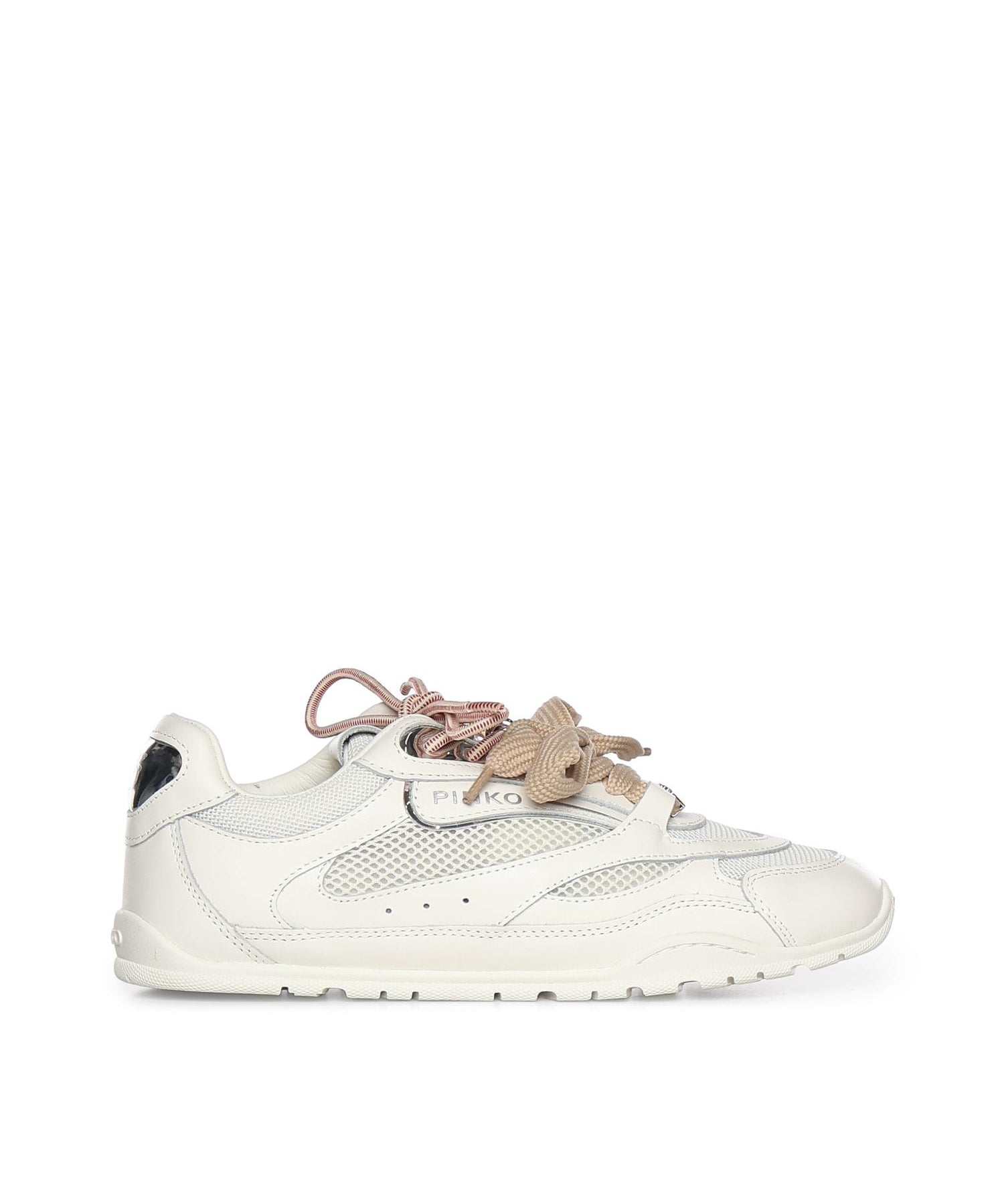 Sneakers con lacci doppi, cristallo e charm SS0185 P132Z1B PINKO 