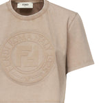T-Shirt cropped con logo FS9715 ASNIF1RX9 FENDI 