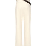 Pantaloni incrociati con cintura 105071 A2JPC21 PINKO 
