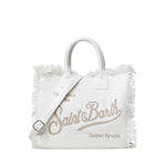 Borsa Colette in canvas con logo COL0001 08246L MC2 SAINT BARTH 