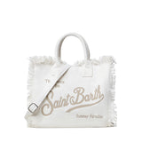 Borsa Colette in canvas con logo COL0001 08246L MC2 SAINT BARTH 