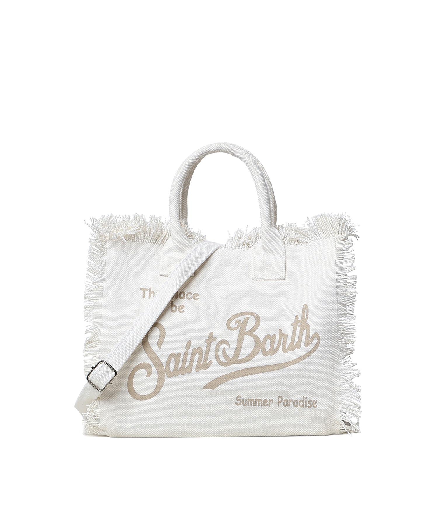 Borsa Colette in canvas con logo COL0001 08246L MC2 SAINT BARTH 