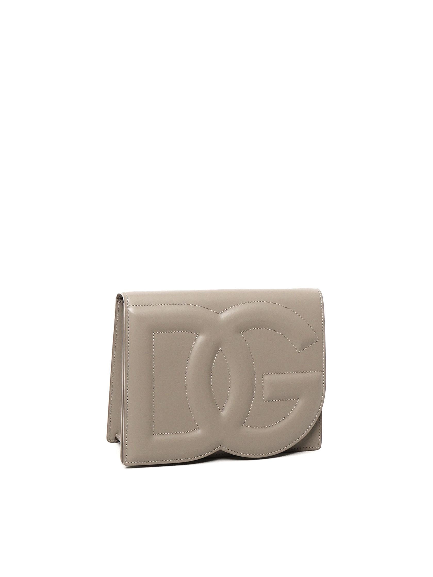 DG logo bag a tracolla in pelle BB7287 AW5768I399 DOLCE & GABBANA 