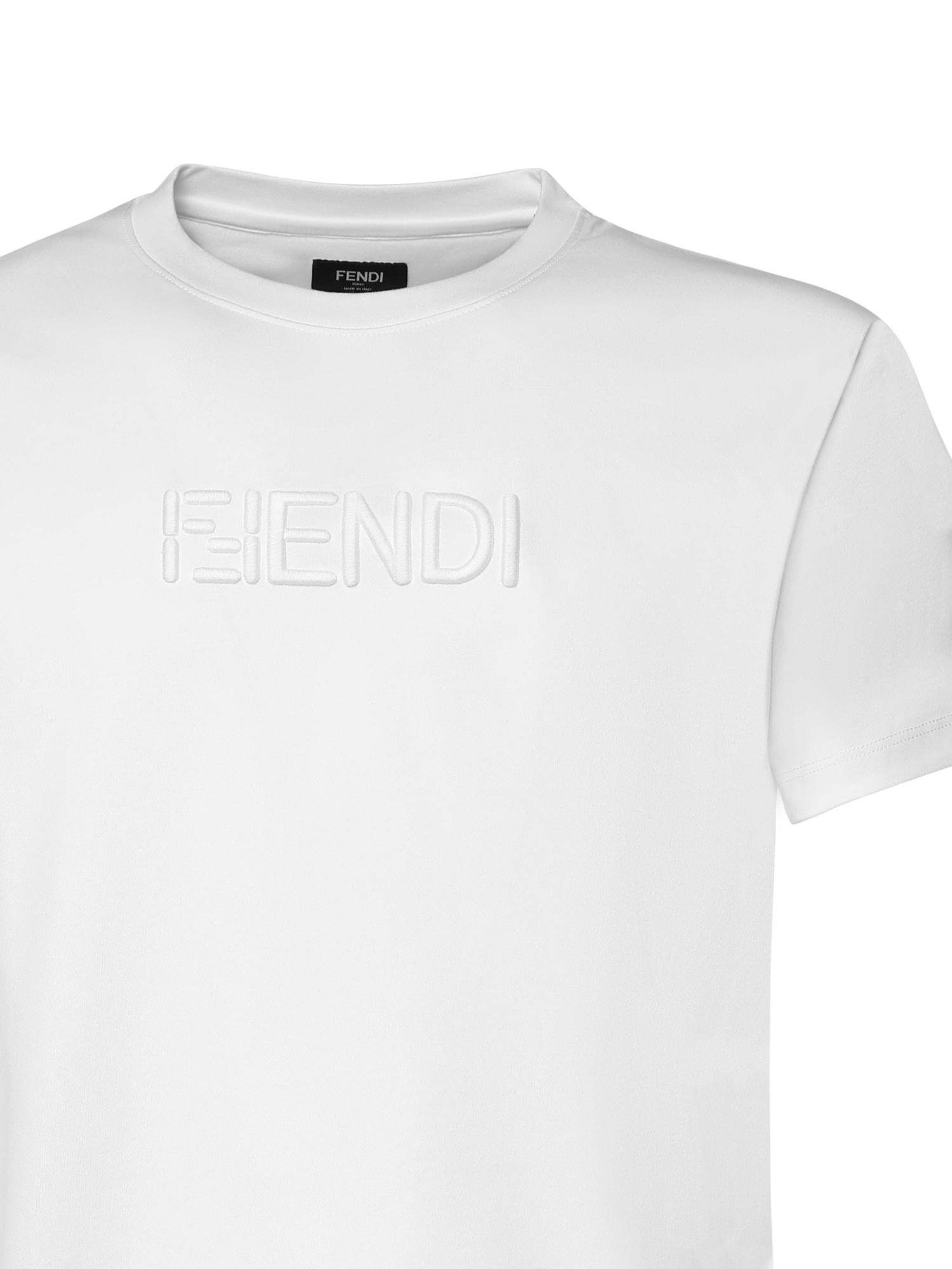 T-shirt in cotone FY1319 AY0GF0QA0 FENDI 