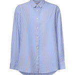Camicia Brigitte a righe con stampa Snoopy in popeline BRIG005 01934L MC2 SAINT BARTH 