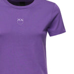 T-shirt con ricamo logo 100355 A2RDW79 PINKO 