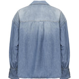 Blusa calahari in denim 104630 A2DTPJO PINKO 