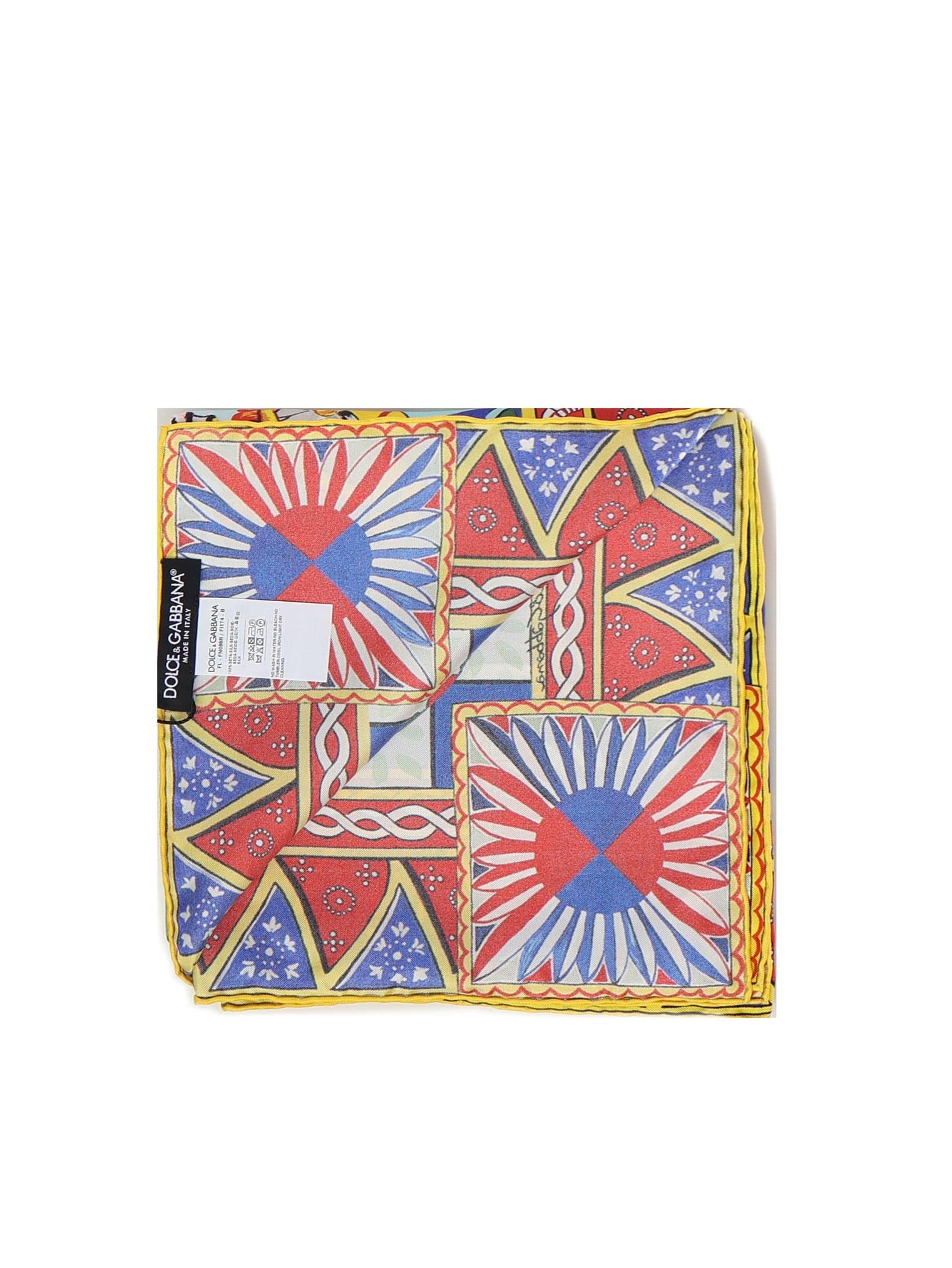 Foulard con stampa Carretto FN086R FI1T4HH98D DOLCE & GABBANA 