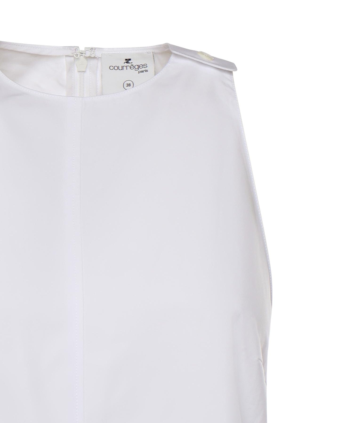Abito Heritage in cotone 126CR0770CO0172 0010 COURREGES 