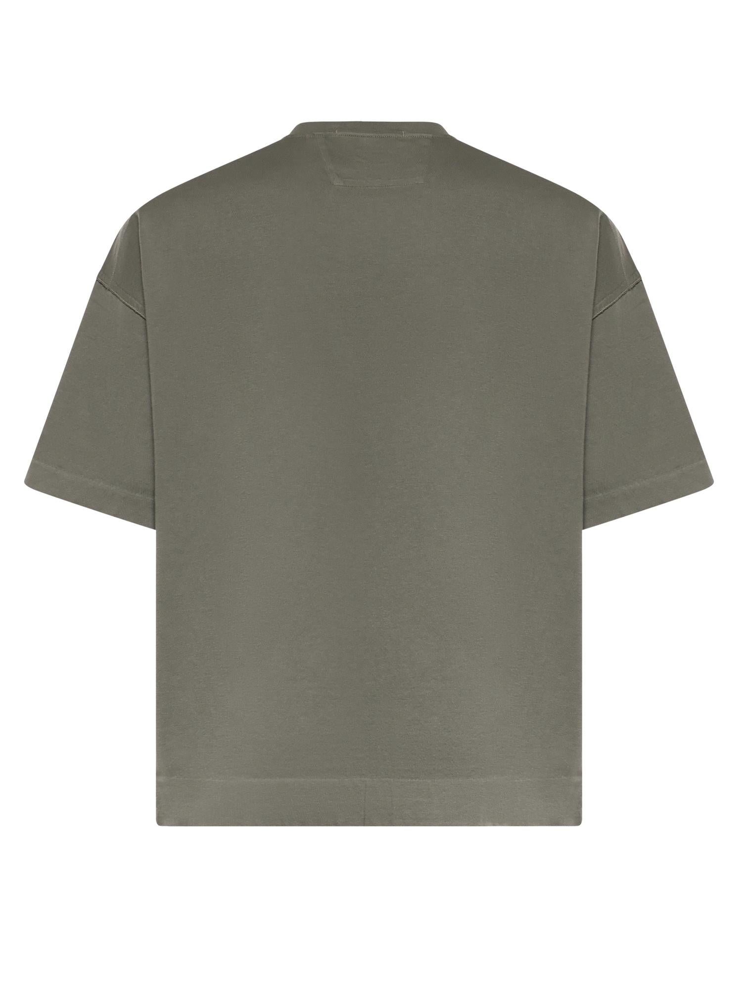 T-shirt in jersey di cotone con logo<BR/> 20CMTS220A 005697O921 C.P. COMPANY 